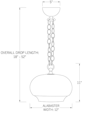 Bolivar Pendant Specs
