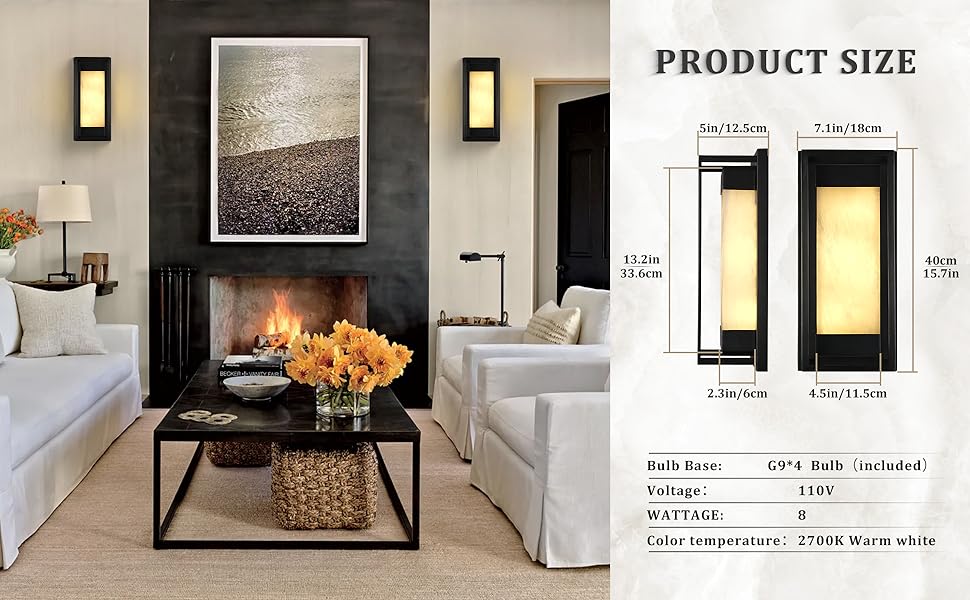 Black Wall Sconce