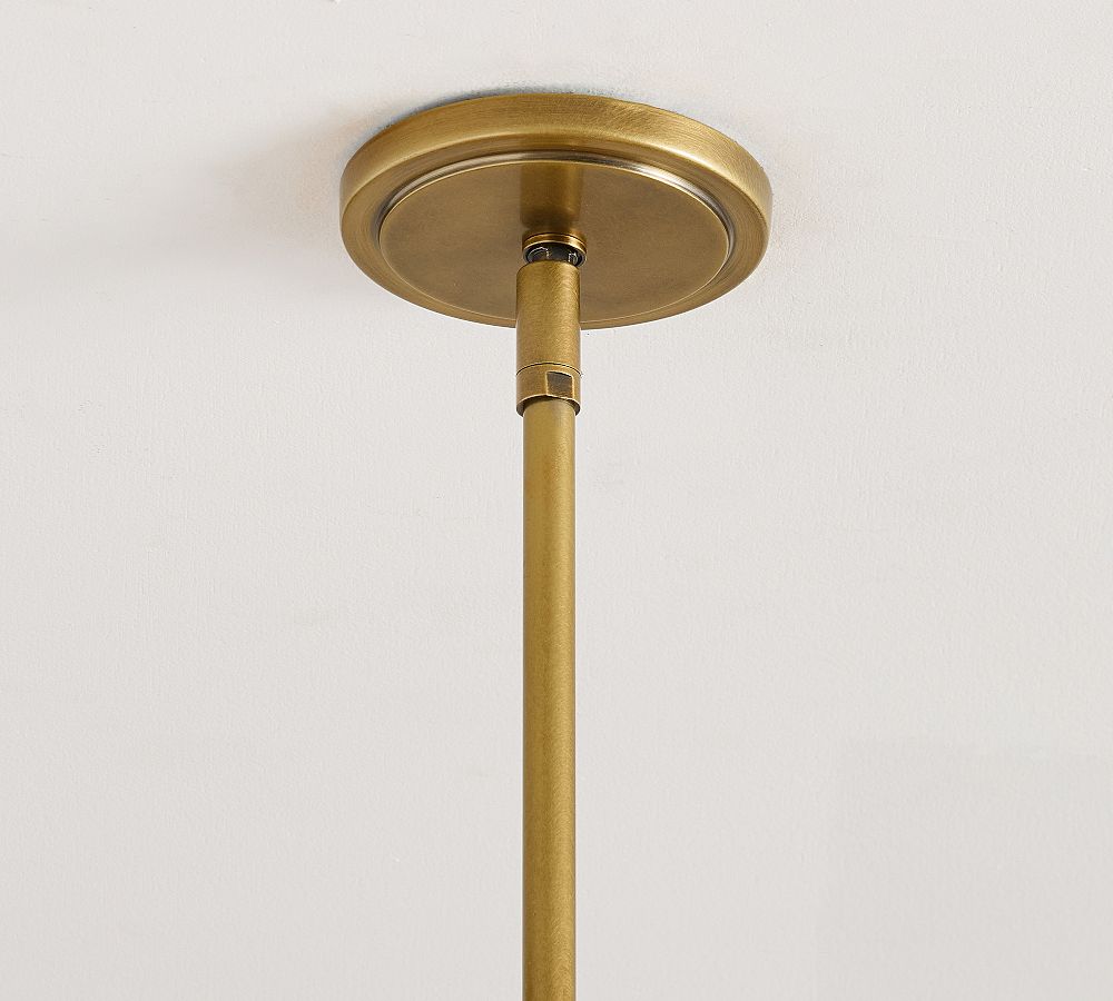 Avalon Cast Glass Round Tiered Chandelier (33")