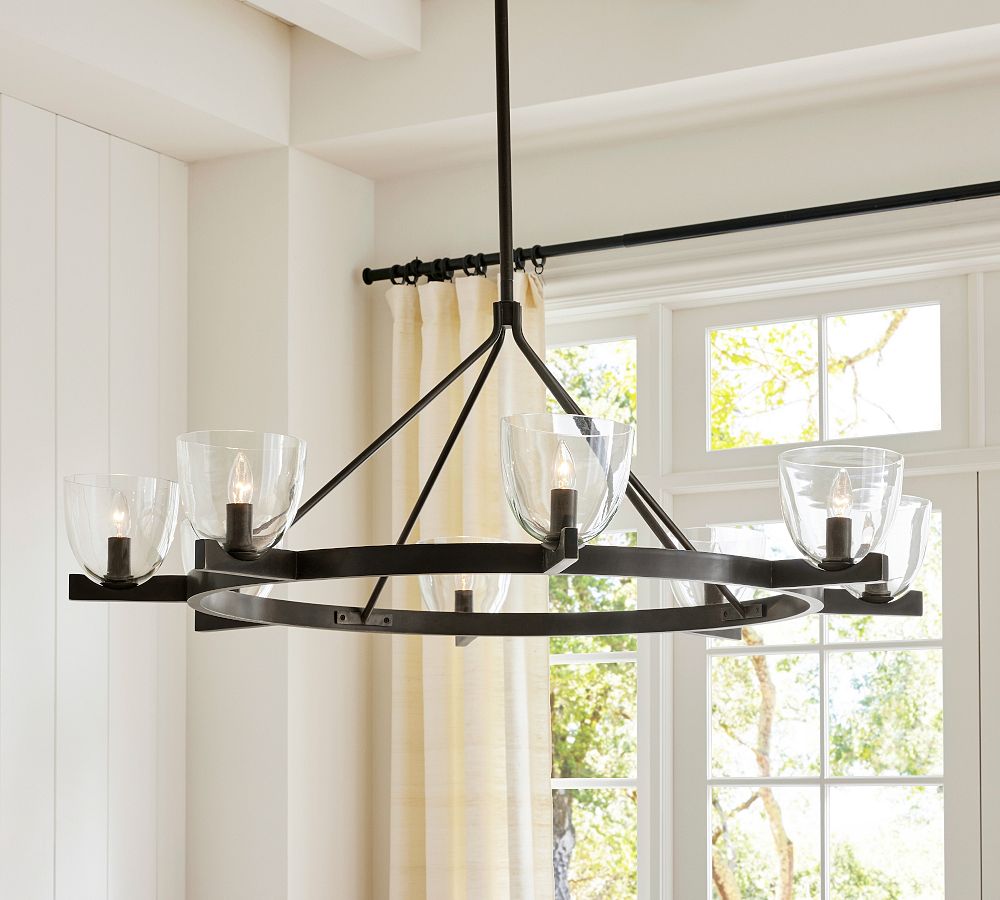 Chamberlin Metal Round Chandelier (50")