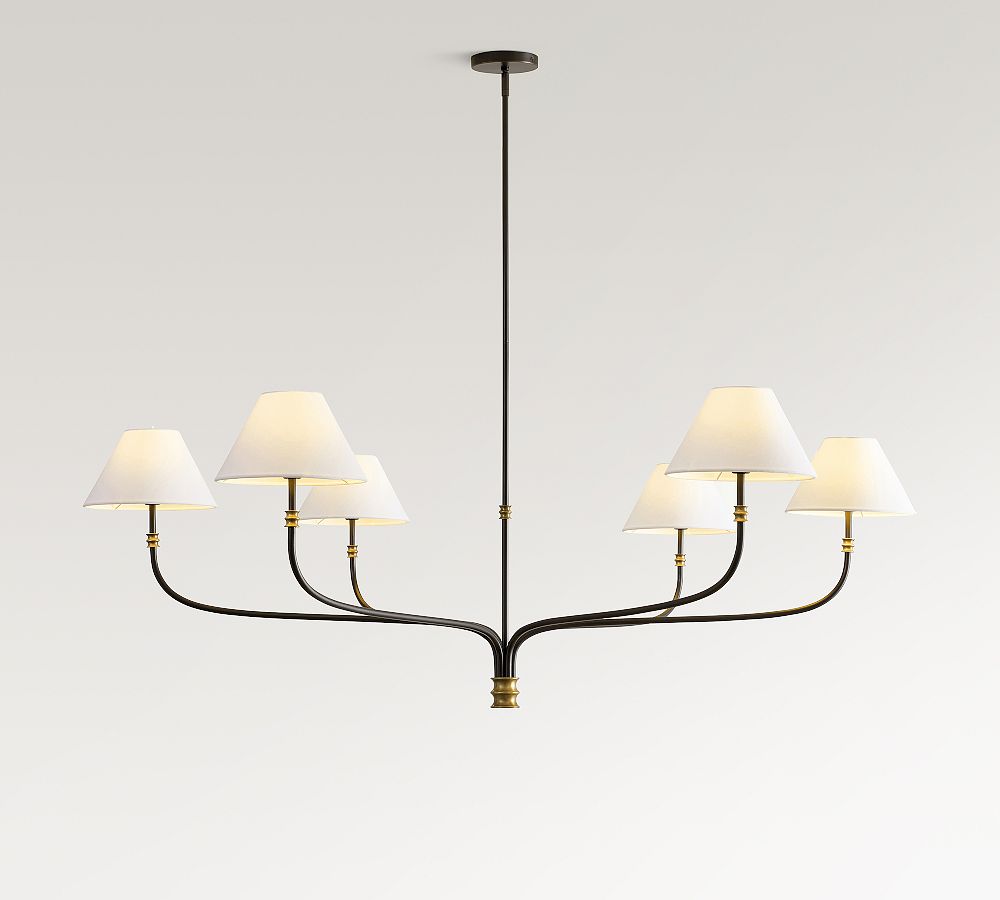 Collins Metal Round Chandelier (36"-51")